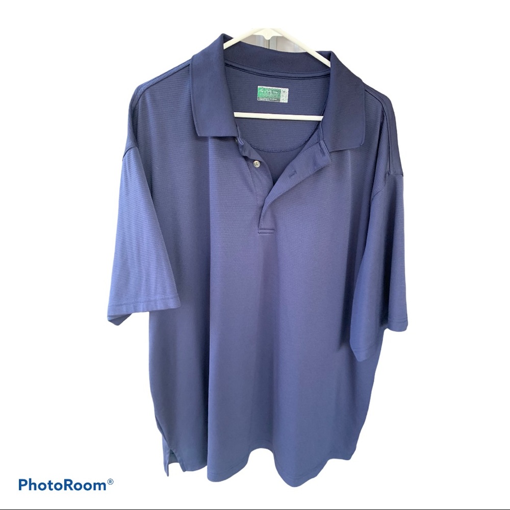 Men’s Big & Tall 3XL Golf Shirt Navy Blue